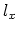 $l_{x}$